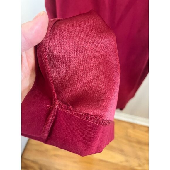 Retro Floral Plaid Dress Set Red 22W Festive Holiday Cottagecore Boho Indie Folk - Picture 14 of 15